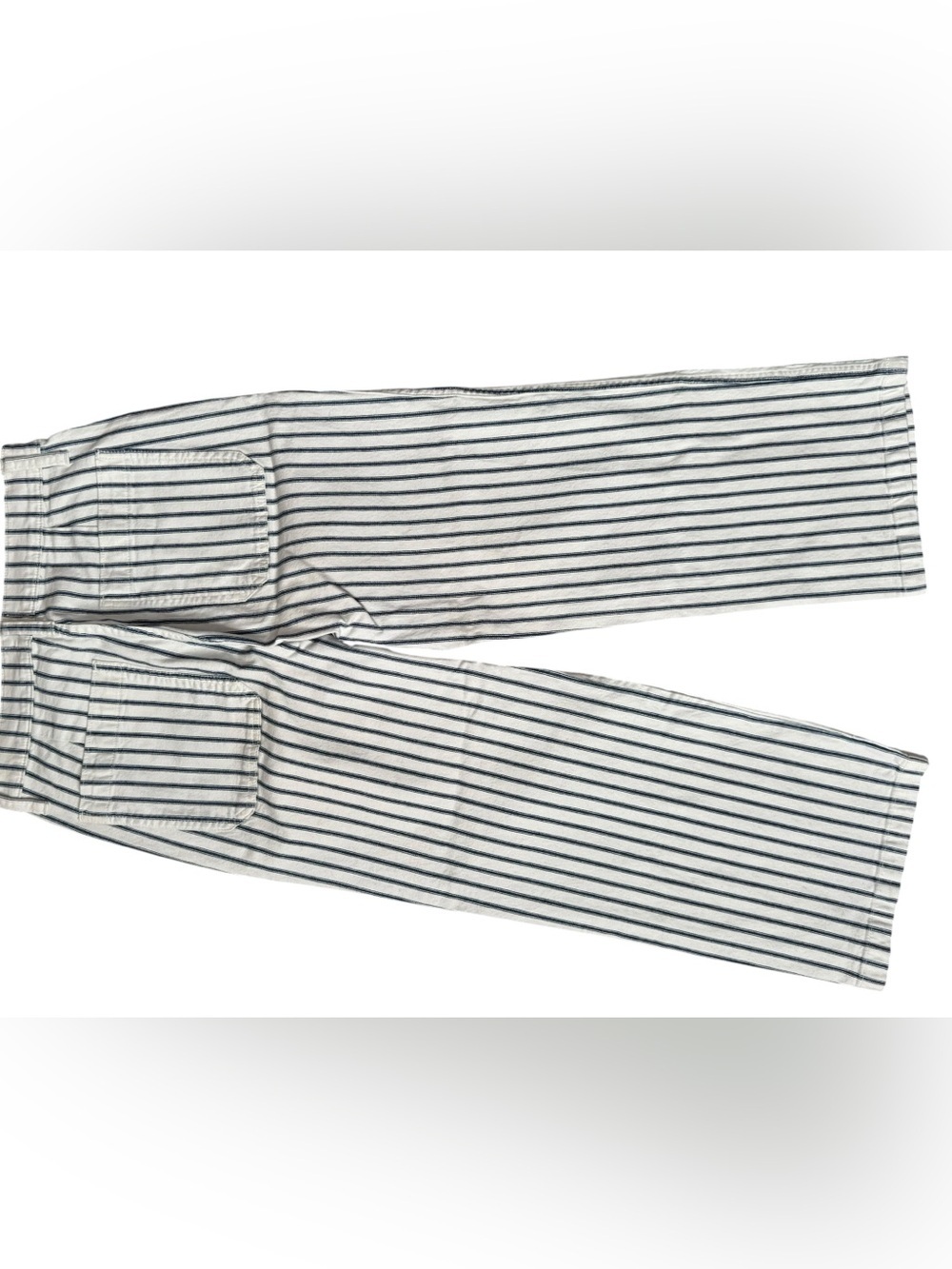 J Crew Striped HighRise Wide Leg Pants with Nautical Pinstripes - Picture 4 of 6